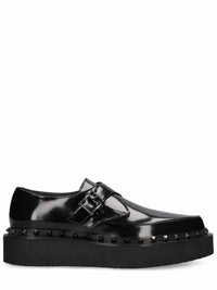 Valentino Garavani - Men's Single Monk Patent Leather Platform Loafers