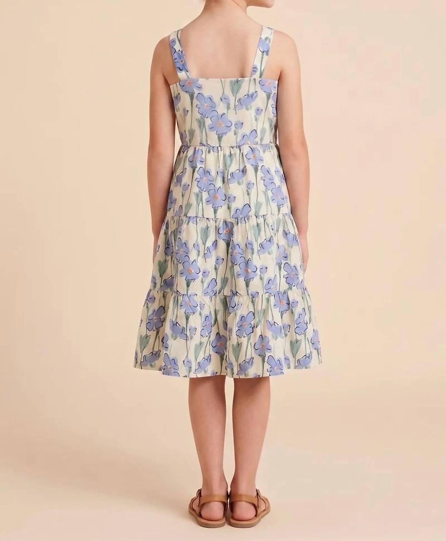 Hayden La - Floral Sleeveless Poplin Dress