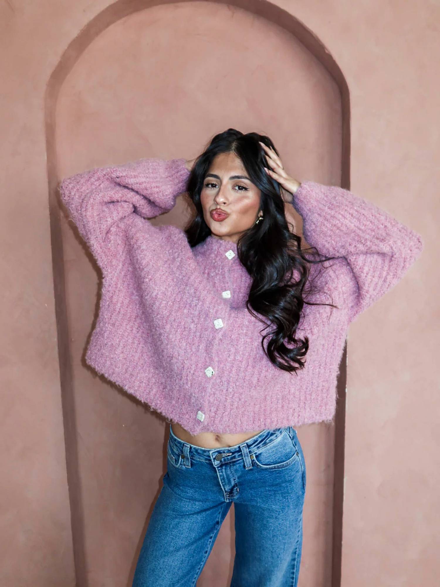 Sofie The Label - Rose Blush Cardigan