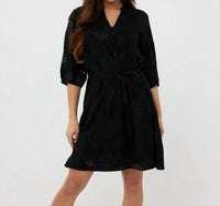 Esqualo - Allover Embroidery Dress