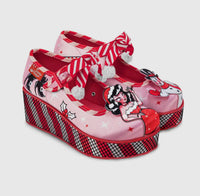 Hot Chocolate Design Women's Betty Claus Mary Jane Platform Shoes in pink - women's shoe - detail view
