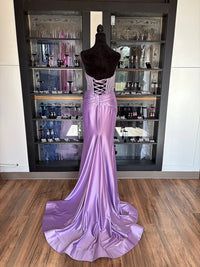 Sherri Hill - Women's Strapless Mermaid Tie Dress