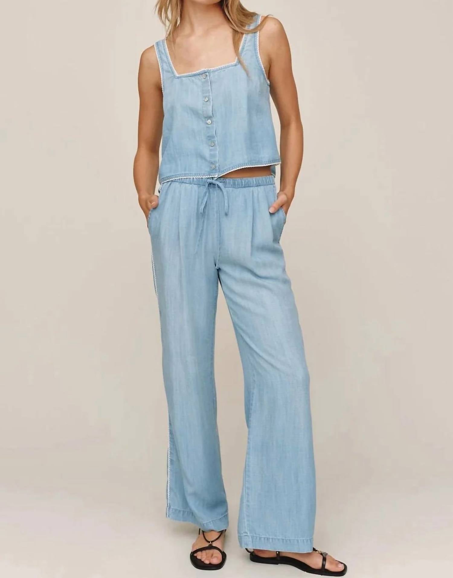 Bella Dahl - Scallop Side Seam Pants