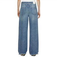 CLOSED Women's Nikka Straight Leg Jean in dark blue - women's jeans - detail view