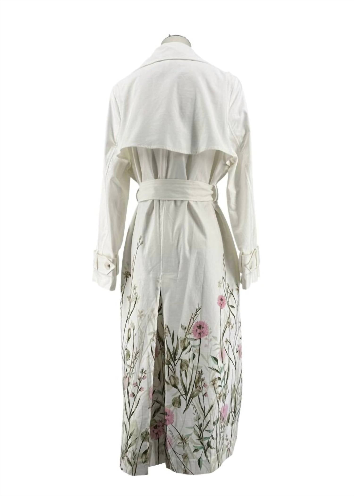 En Saison - Floral Trench Coat
