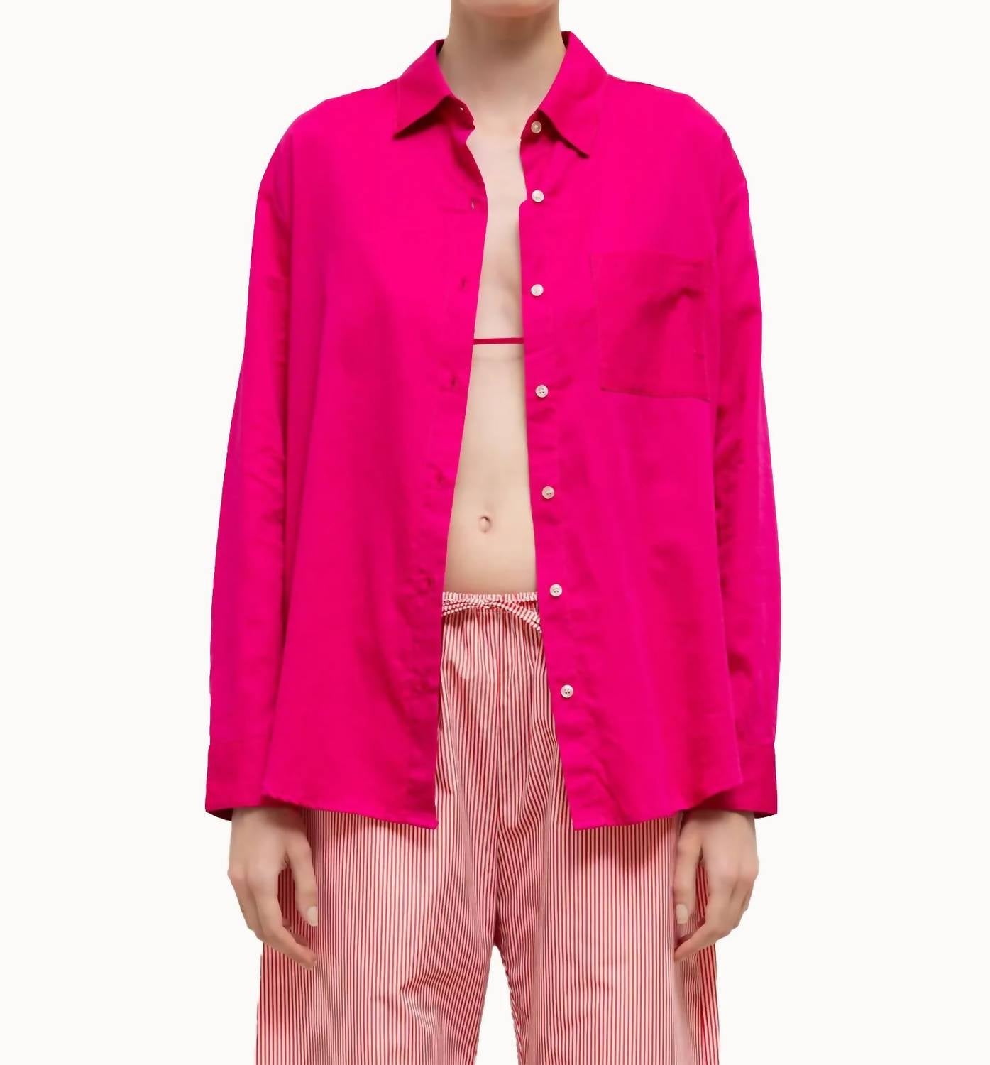 Leset - Yoko Classic Button Down Top