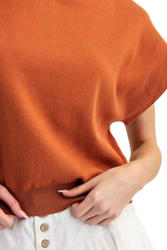 Ee:Some - Haven Mock Neck Knit Top