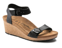 Birkenstock - Women's Soley Leather Soft Footbed Wedge Heel Sandal