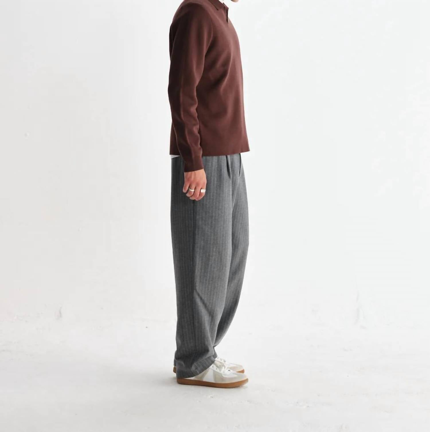 Wax London - Men's Carter Open Collar Polo