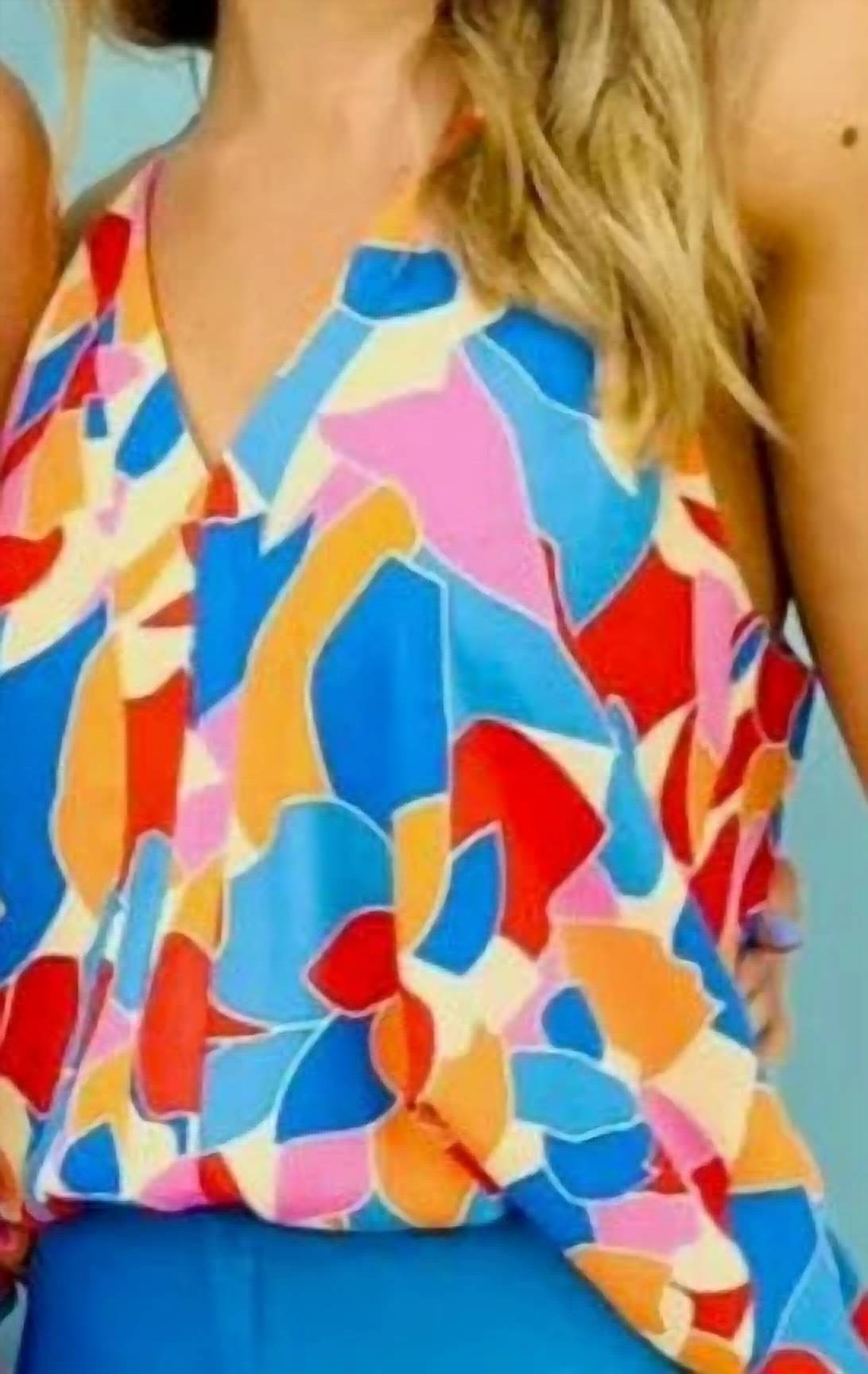 Adrienne - Roxy Panel Front Tank Top