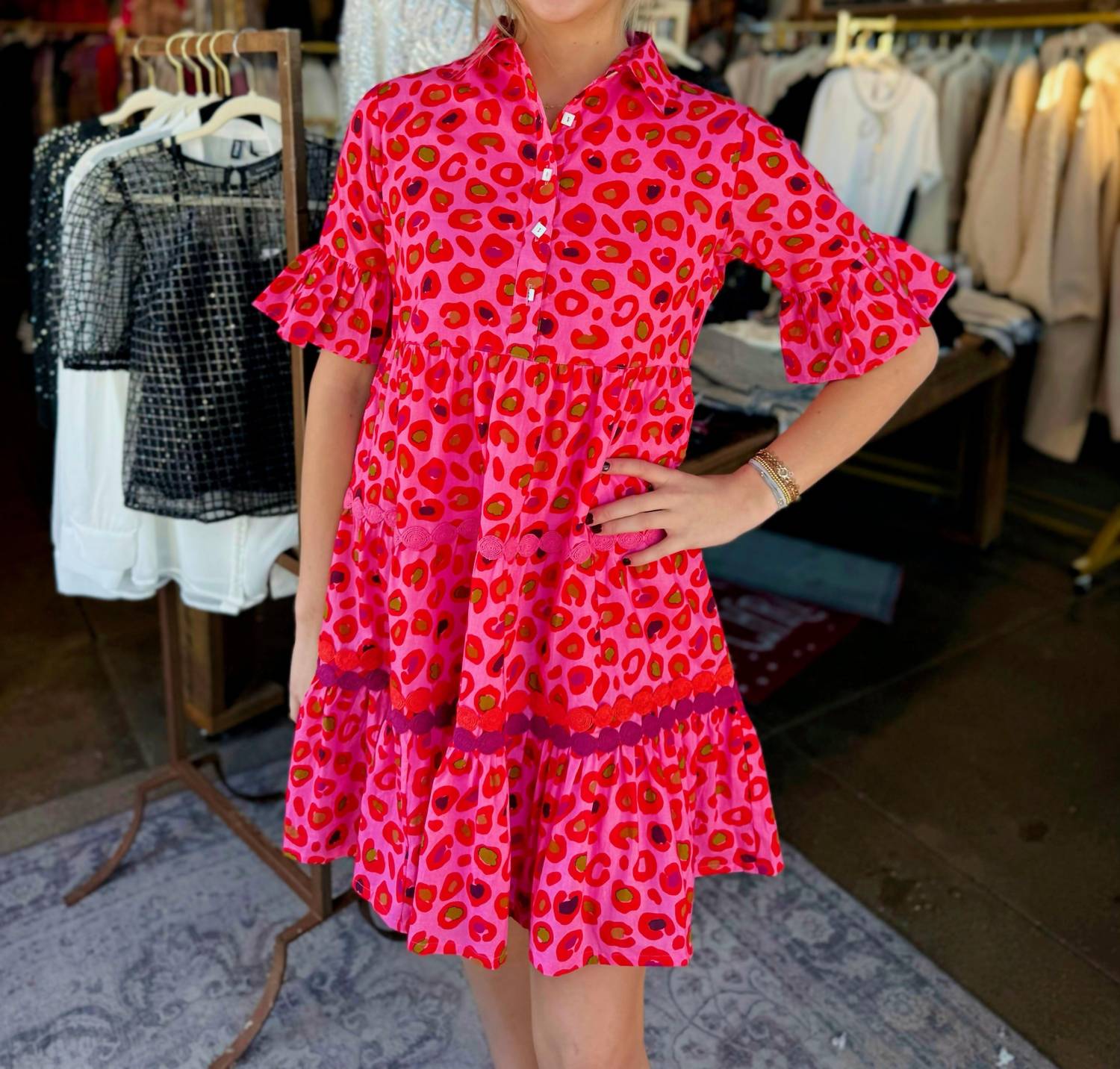 Ivy Jane - Spotted Leopard Dress
