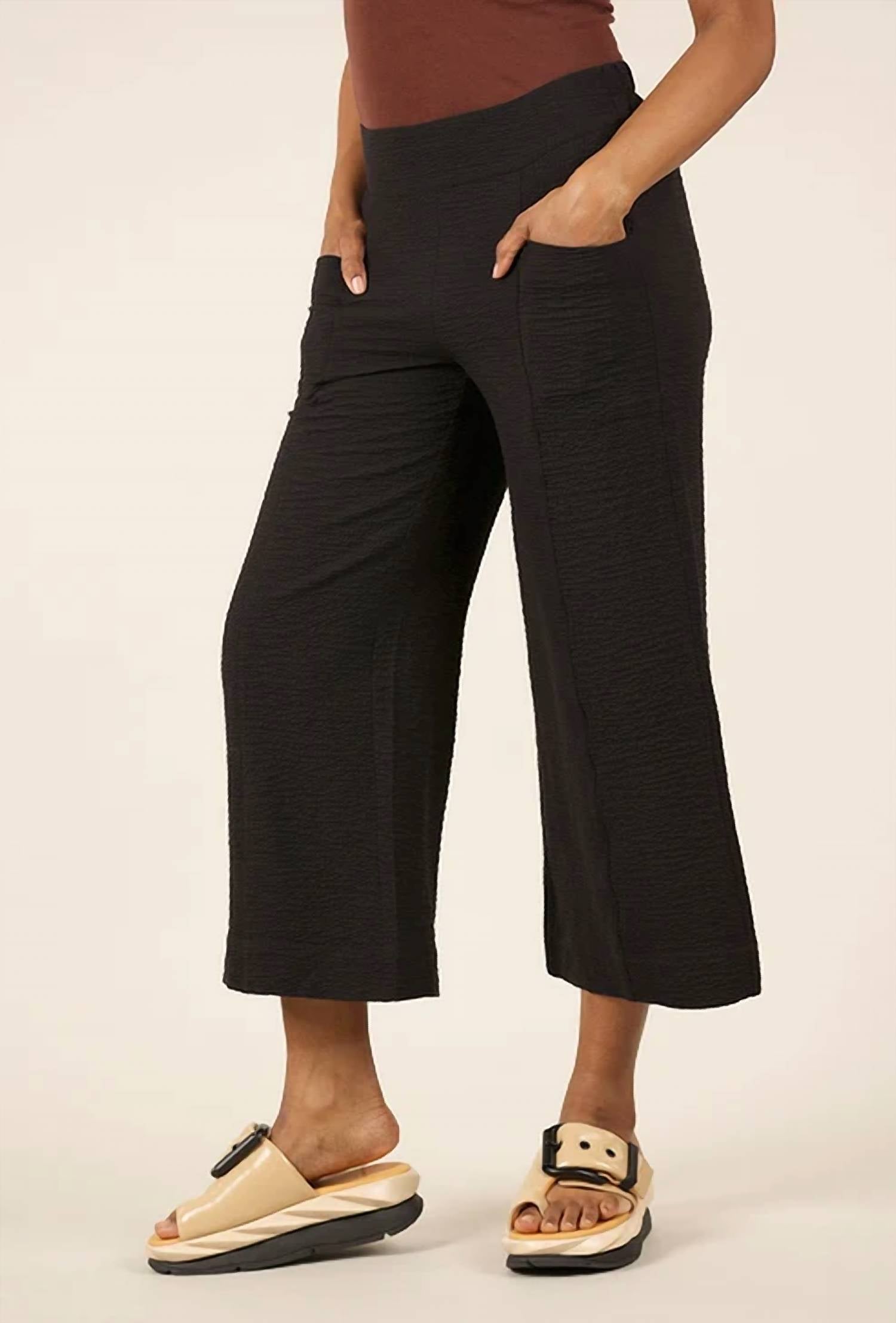 Habitat - Crinkle Crepe Aria Capri Pants