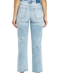Daze - Straight Up High Rise Straight Jeans