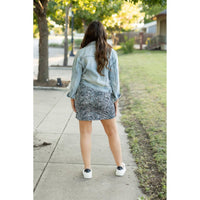 Julia Rose Sydney Jogger Skirt in snakeskin - women's skirt - view 7