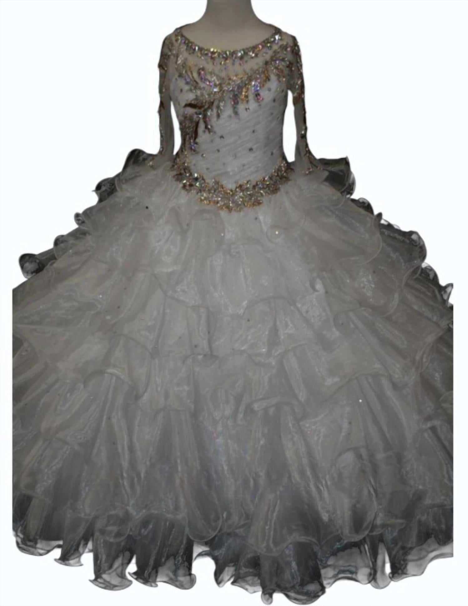 Little Rosie - Girl's Long Pageant Dress
