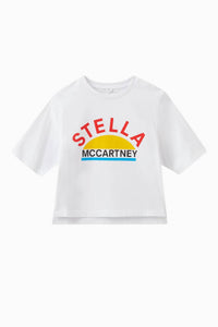 Stella Mccartney - Kid's Active Tee With Stella Sport Logo Print