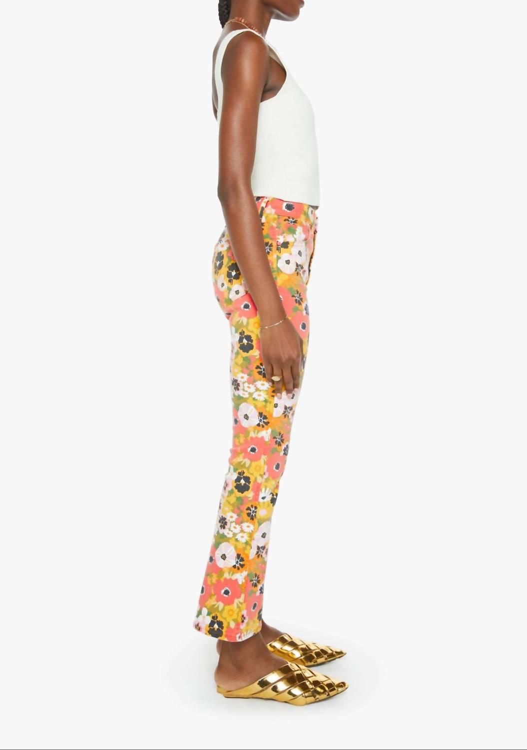 Mother - The Mid Rise Smokin' Double Flood Flared Pants
