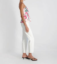 French Connection - York Satin Christa Fleur Strapless Top