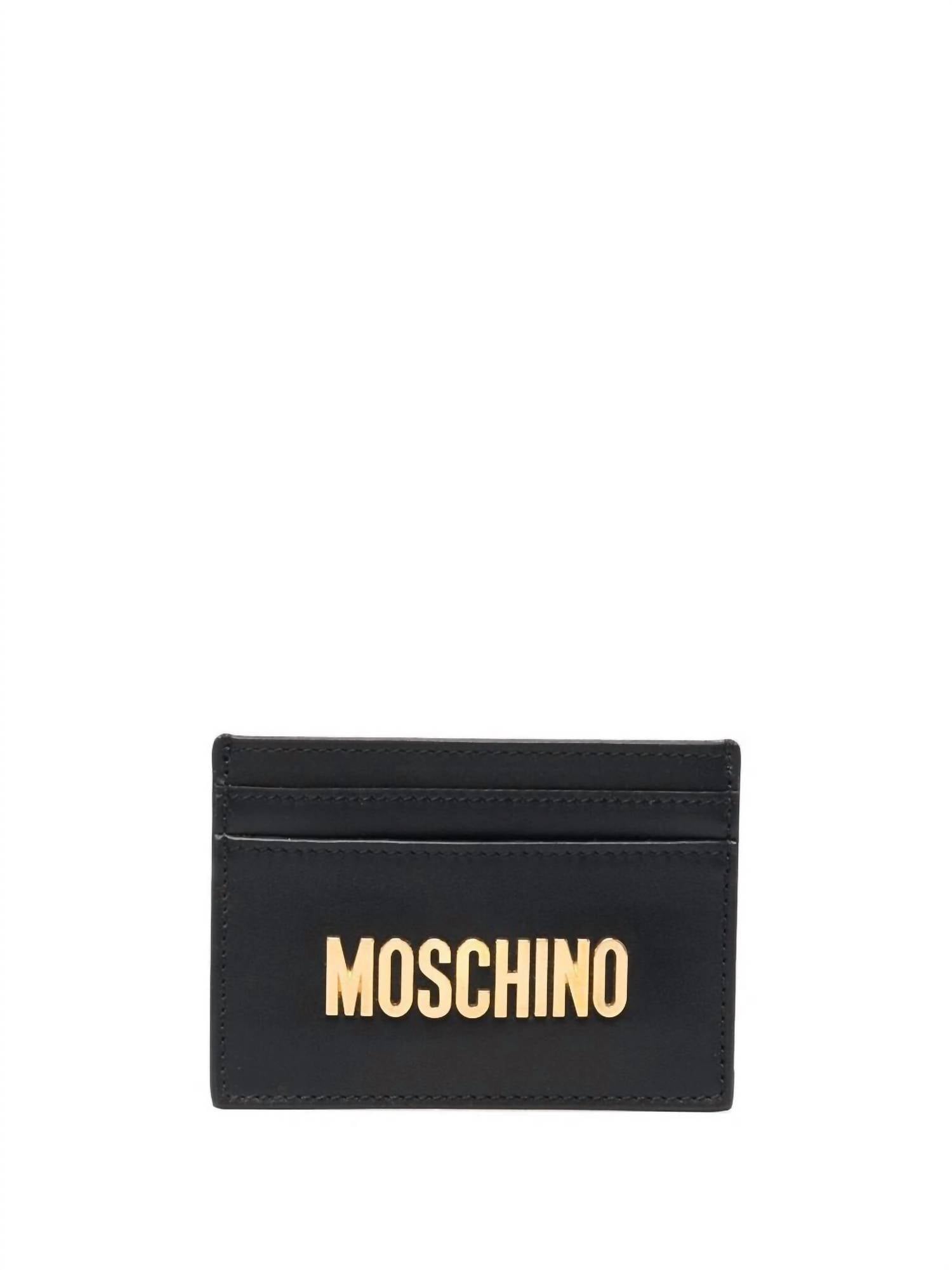 Moschino - Women's Logo Plaque Card Holder