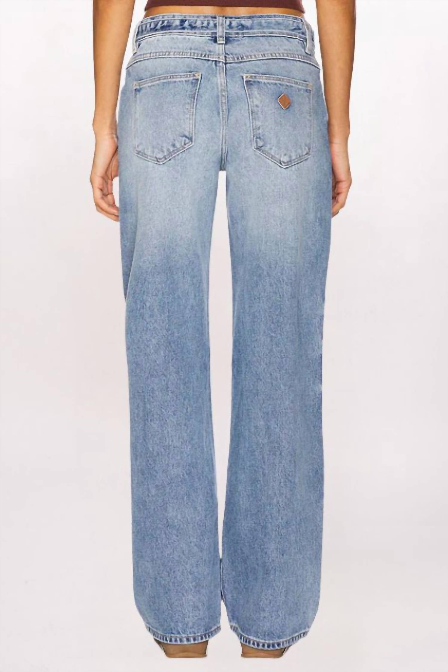 Abrand Jeans 99 Baggy Belt Jeans in liv - women's jeans - alternate view