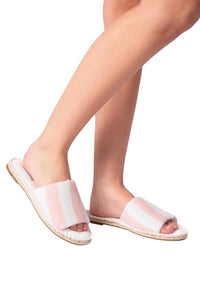Pj Salvage - Resort Striped Essential Slides