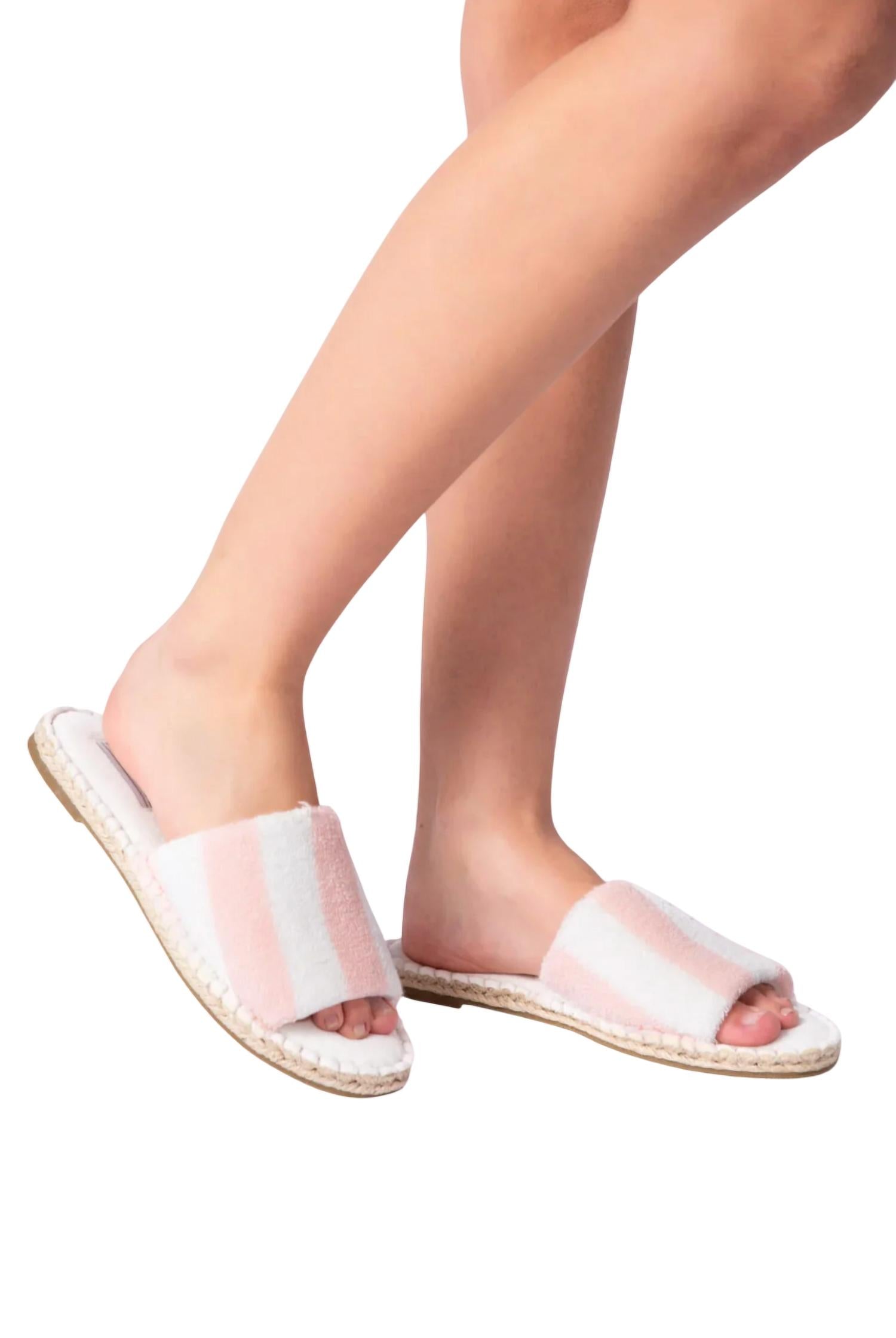 Pj Salvage - Resort Striped Essential Slides