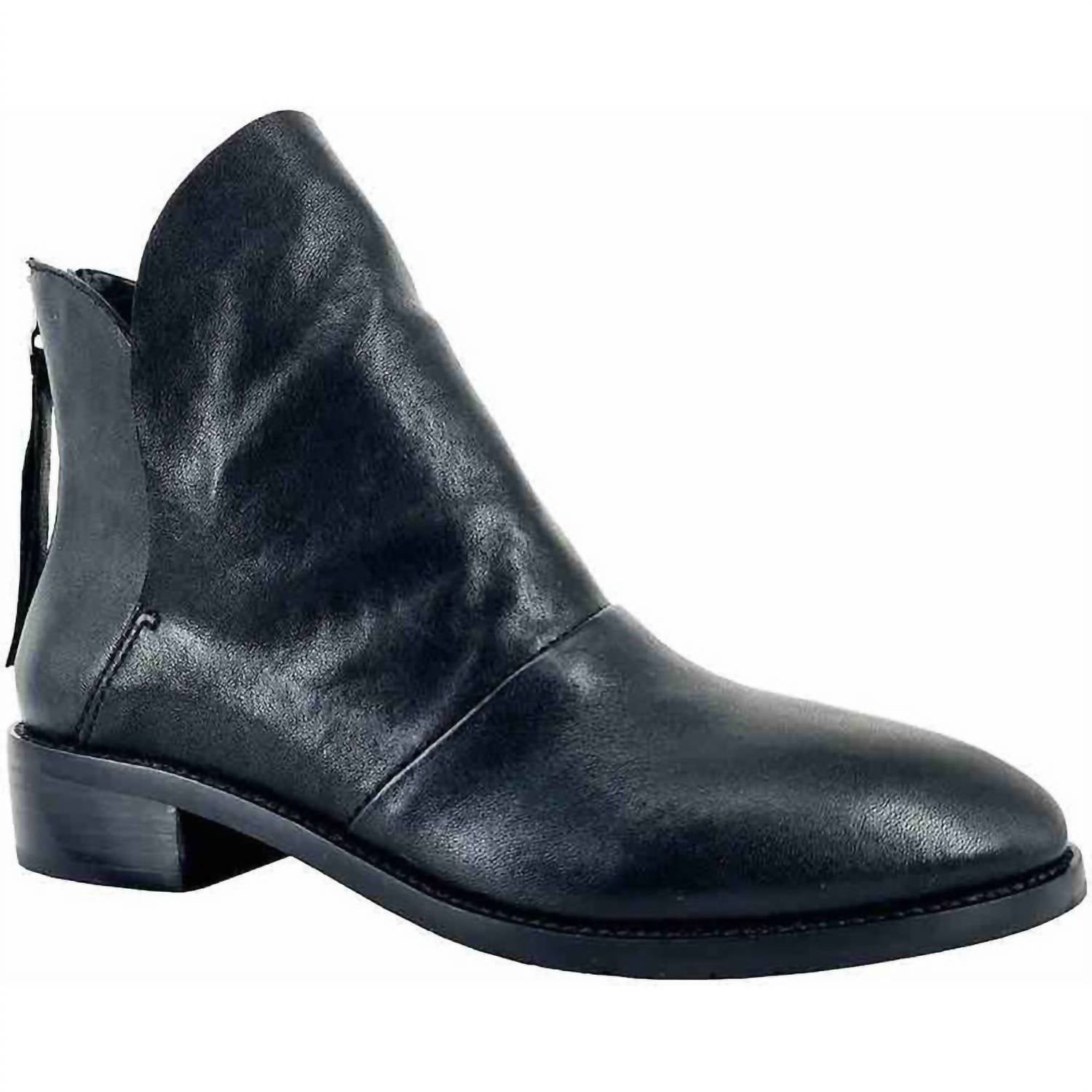 Salvia Women's Nili Open Toe Boots in black - women's shoe