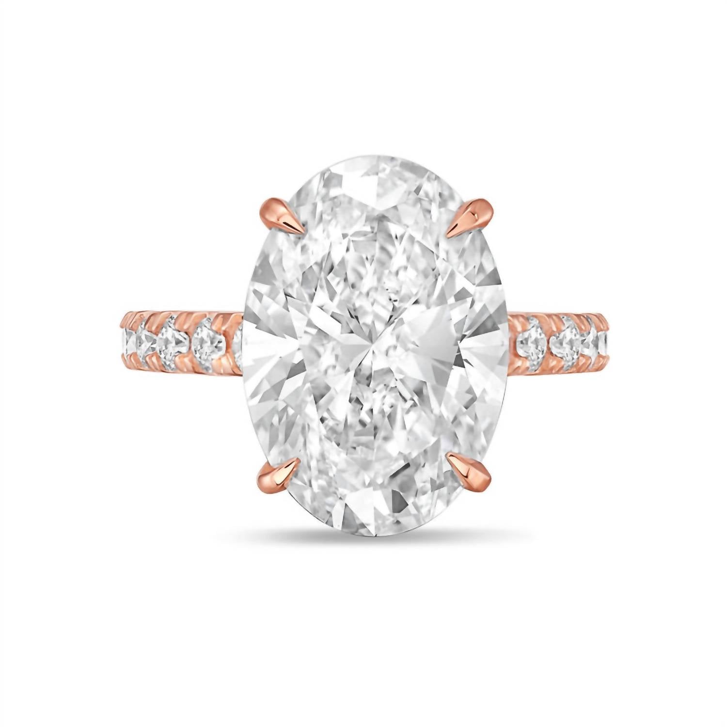 Diana M Jewels - Women's Oval & Round Lab-Grown Diamond Fashion Ring (2.00 Ct) - Classic