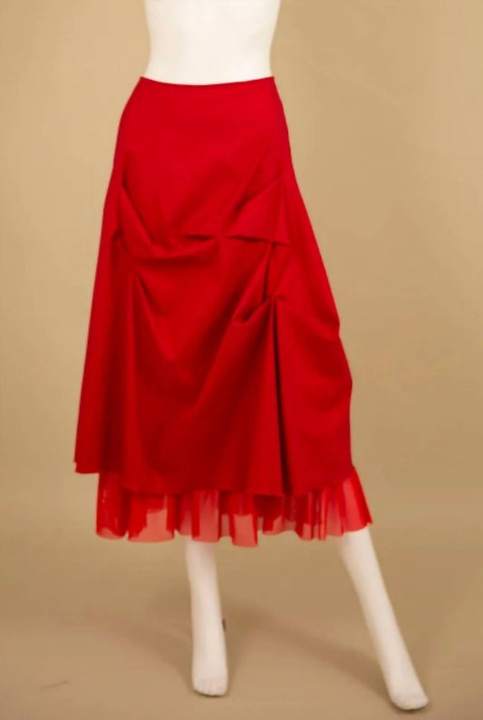 Samuel Dong - Women's Tulle Hem Skirt