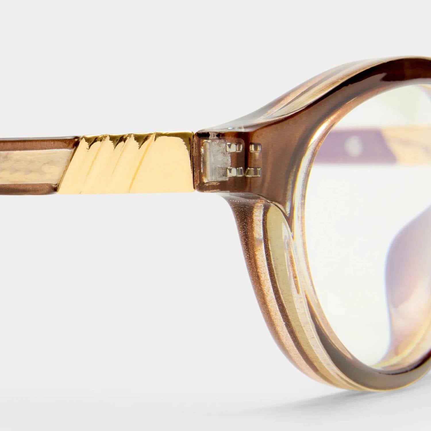 Le Specs - Women's Duskfall Blue Light Oval Glasses