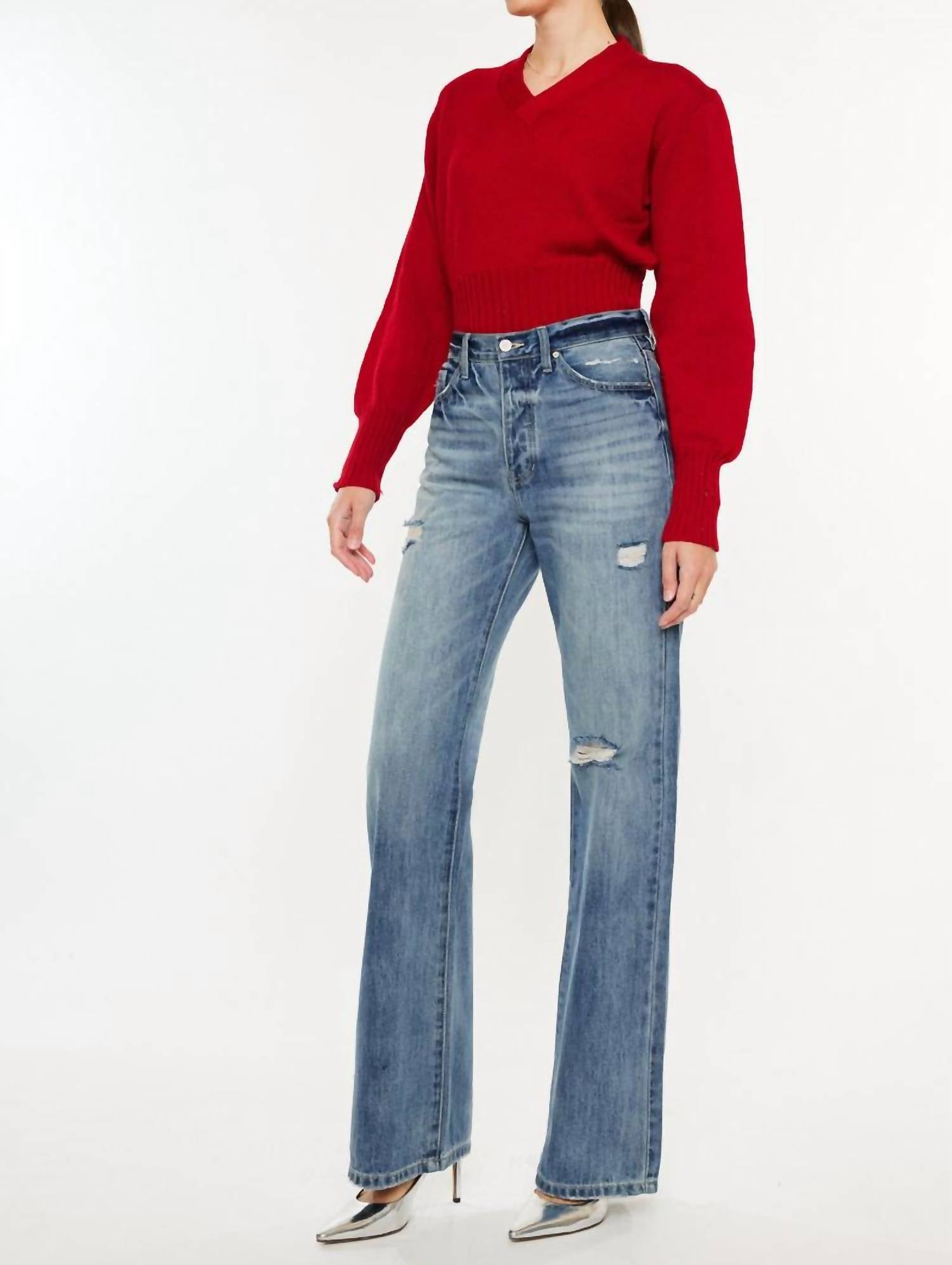 Kancan - Ultra High Rise 90's Flare Jean