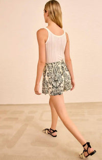 Ulla Johnson - Rowan Botanical Print Belted Short