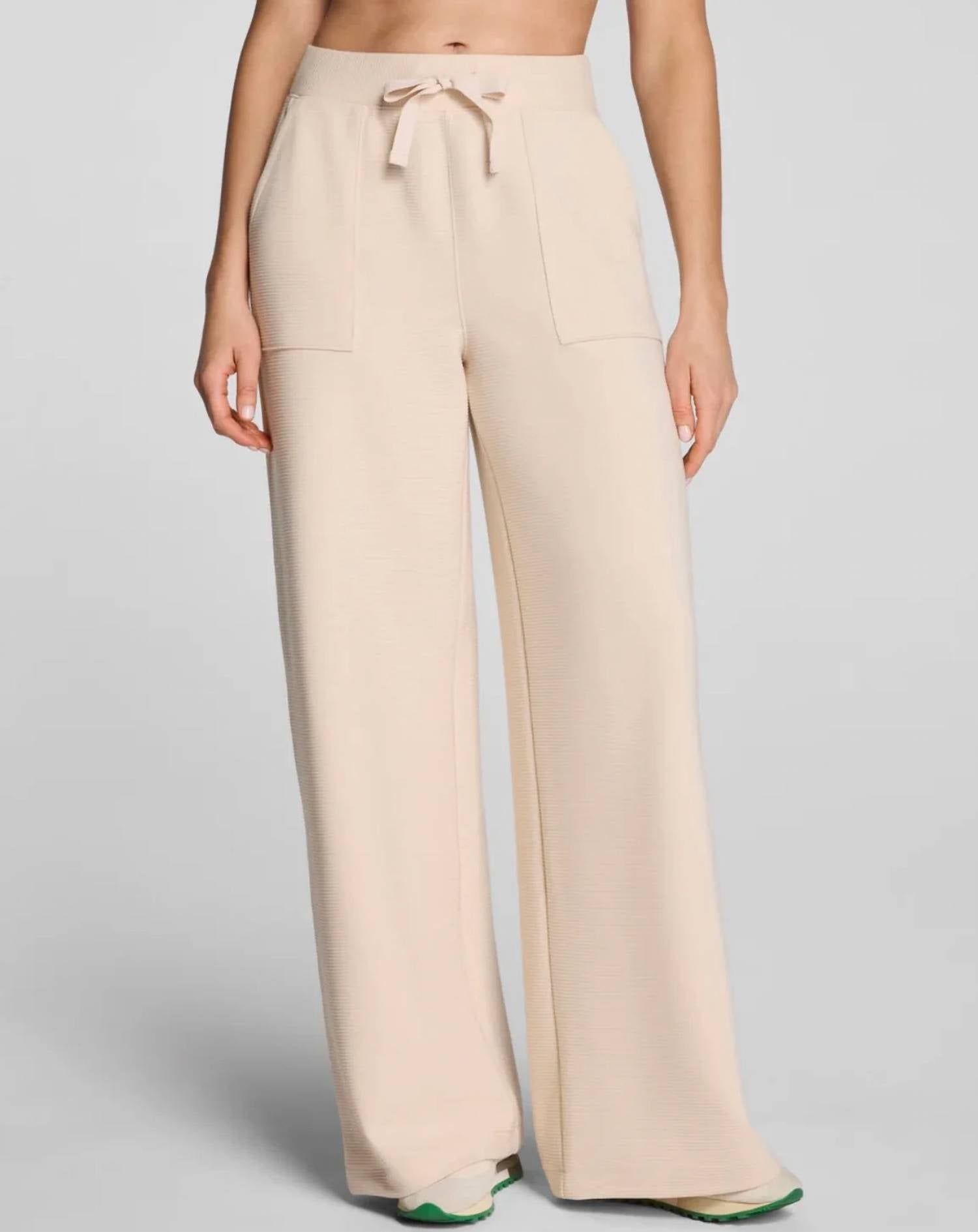 Spanx - French Rib Air Essentials Wide Leg Pants