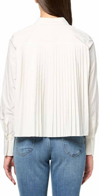 Derek Lam 10 Crosby - Aria Pleated Back Cropped Shirt