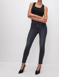 Good American - Heritage Micro Rib Scoop Neck Tank Top