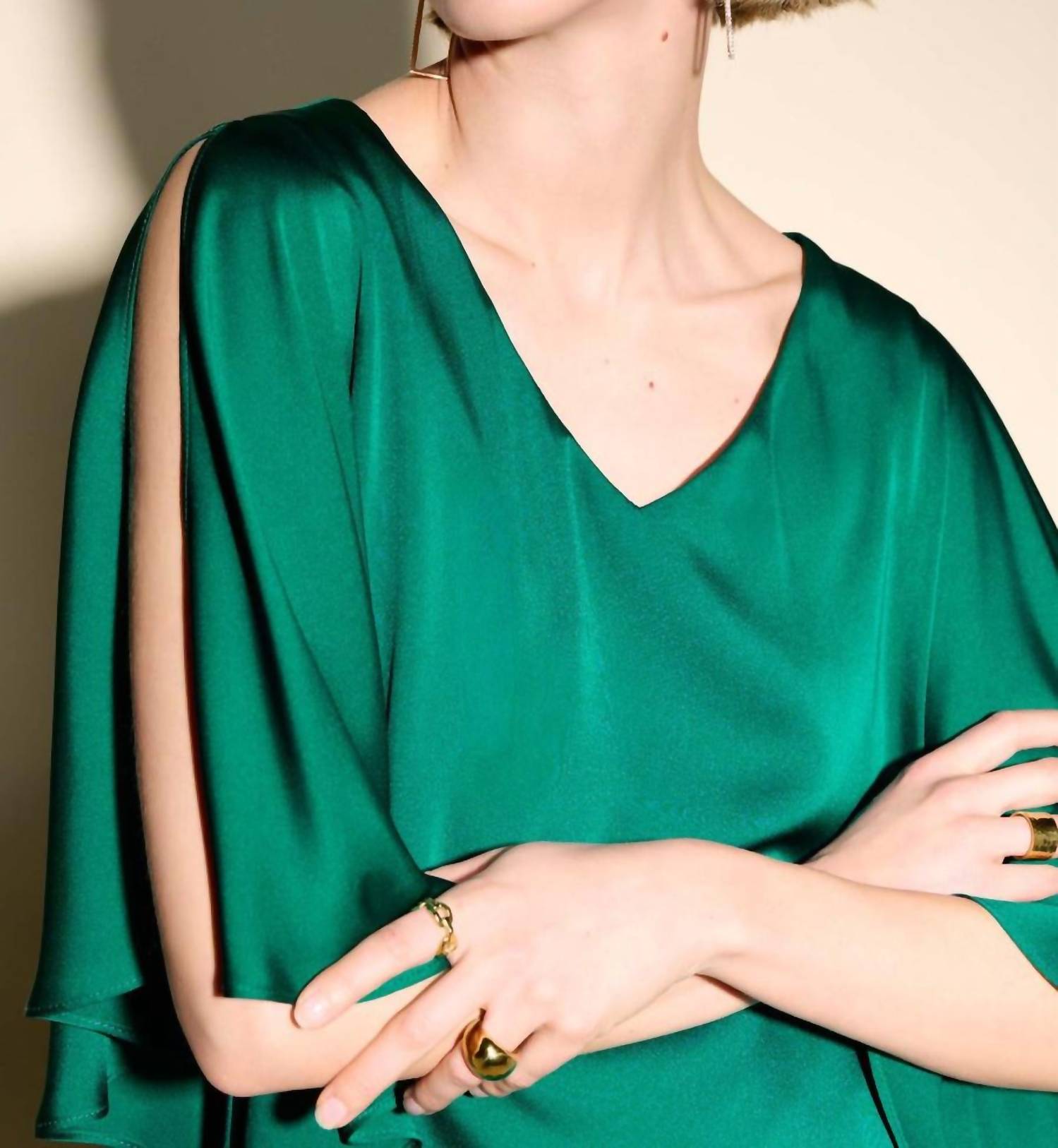 Joseph Ribkoff - Satin Cape Top
