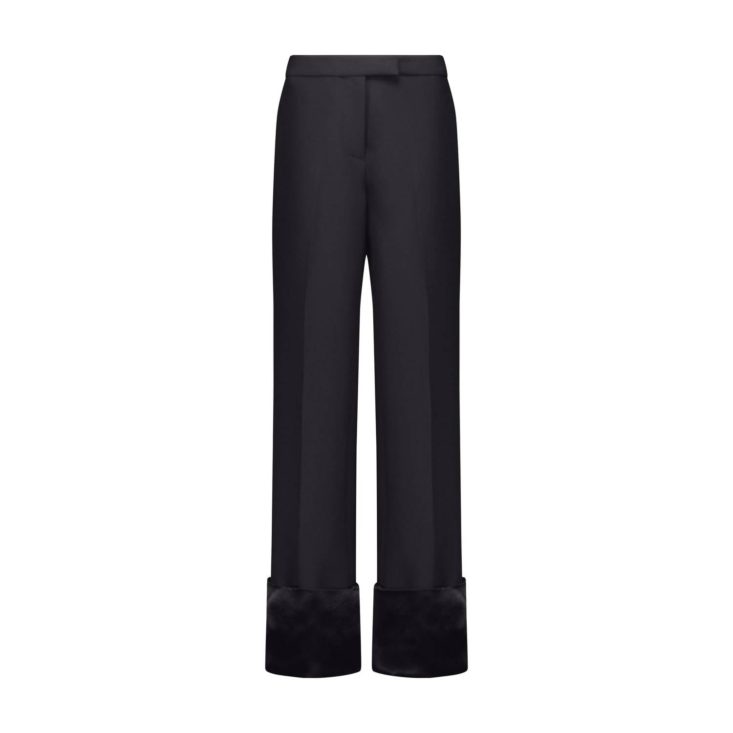 Marina Moscone - Straight Cuff Tailored Trouser Pants
