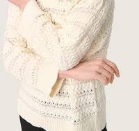 Soaked In Luxury - Skylah V-neck Three Quarter Sleeve Pullover