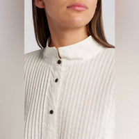 The Great. - Pleated Tux Top