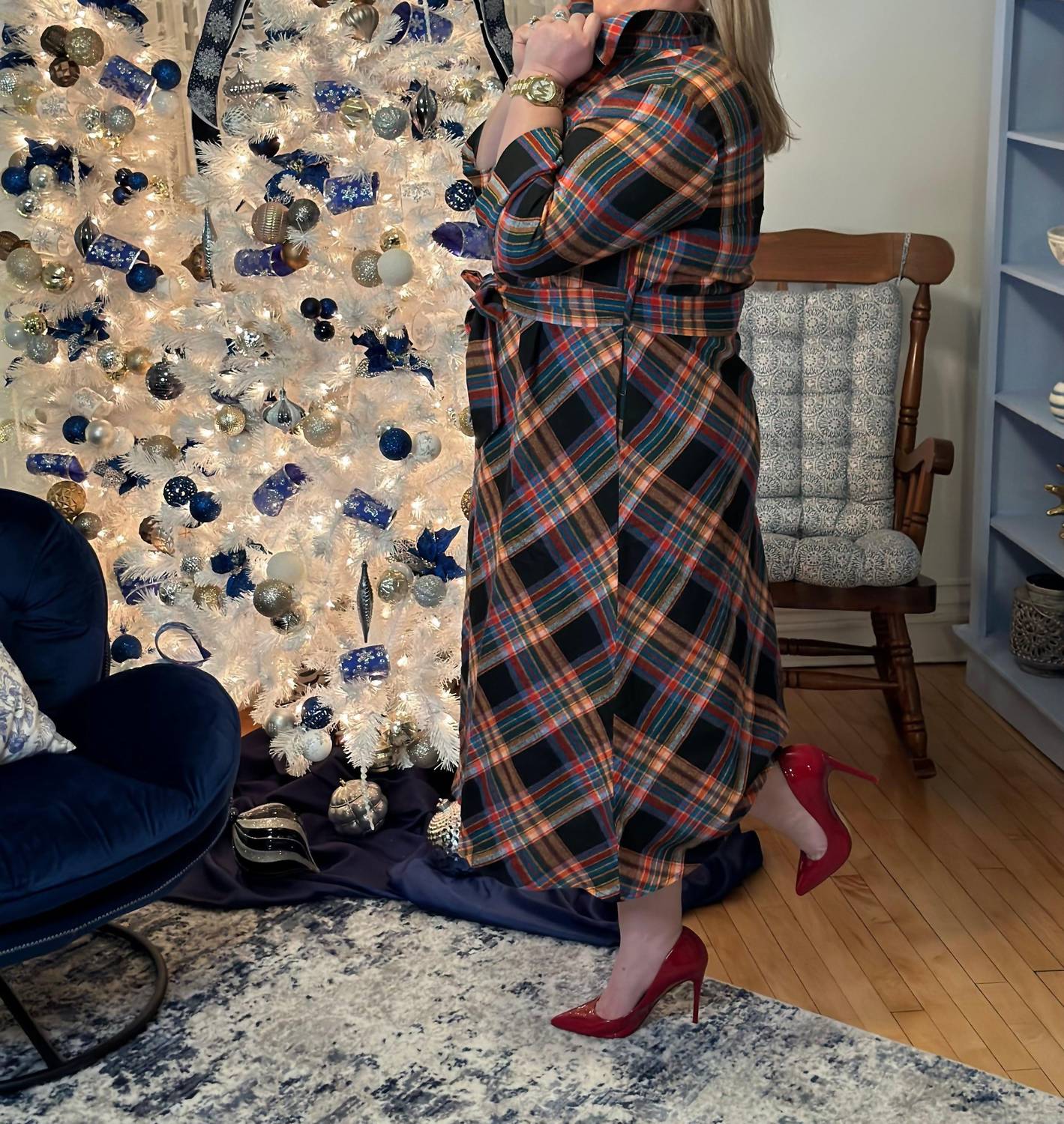 Amelia K. Luxe - Get Your Plaid On Dress