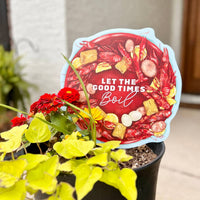 Songbird Grove Collection - Mini Let the Good Times Boil Garden Stake
