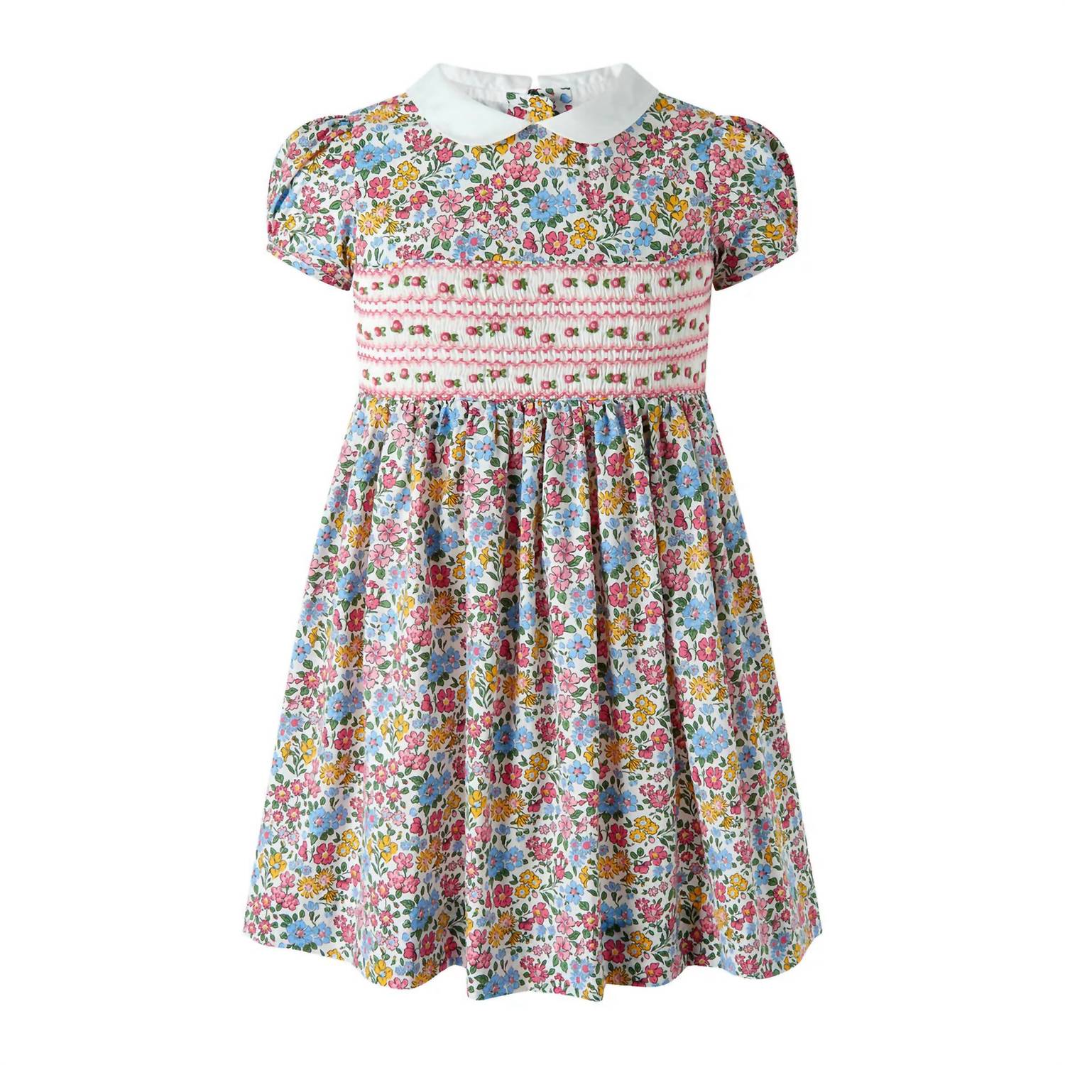 Rachel Riley - Ditsy Floral Smocked Dress