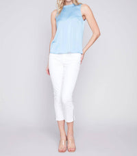 Charlie B - Sleeveless Satin Top