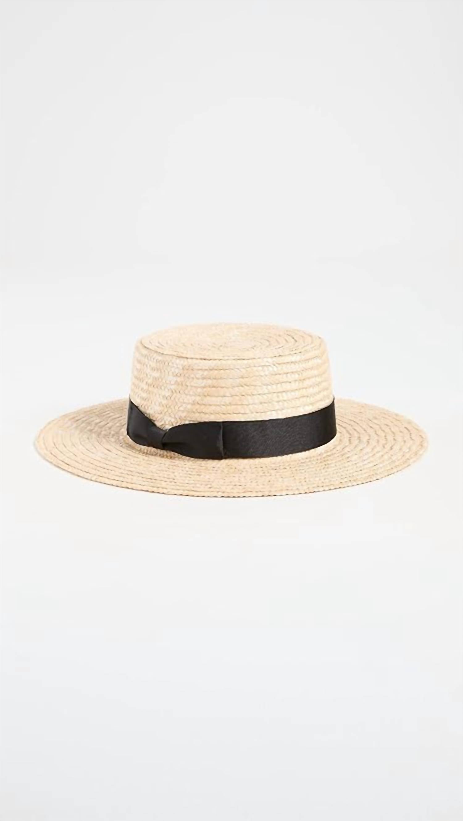 Lack Of Color - Spencer Straw Boater Hat