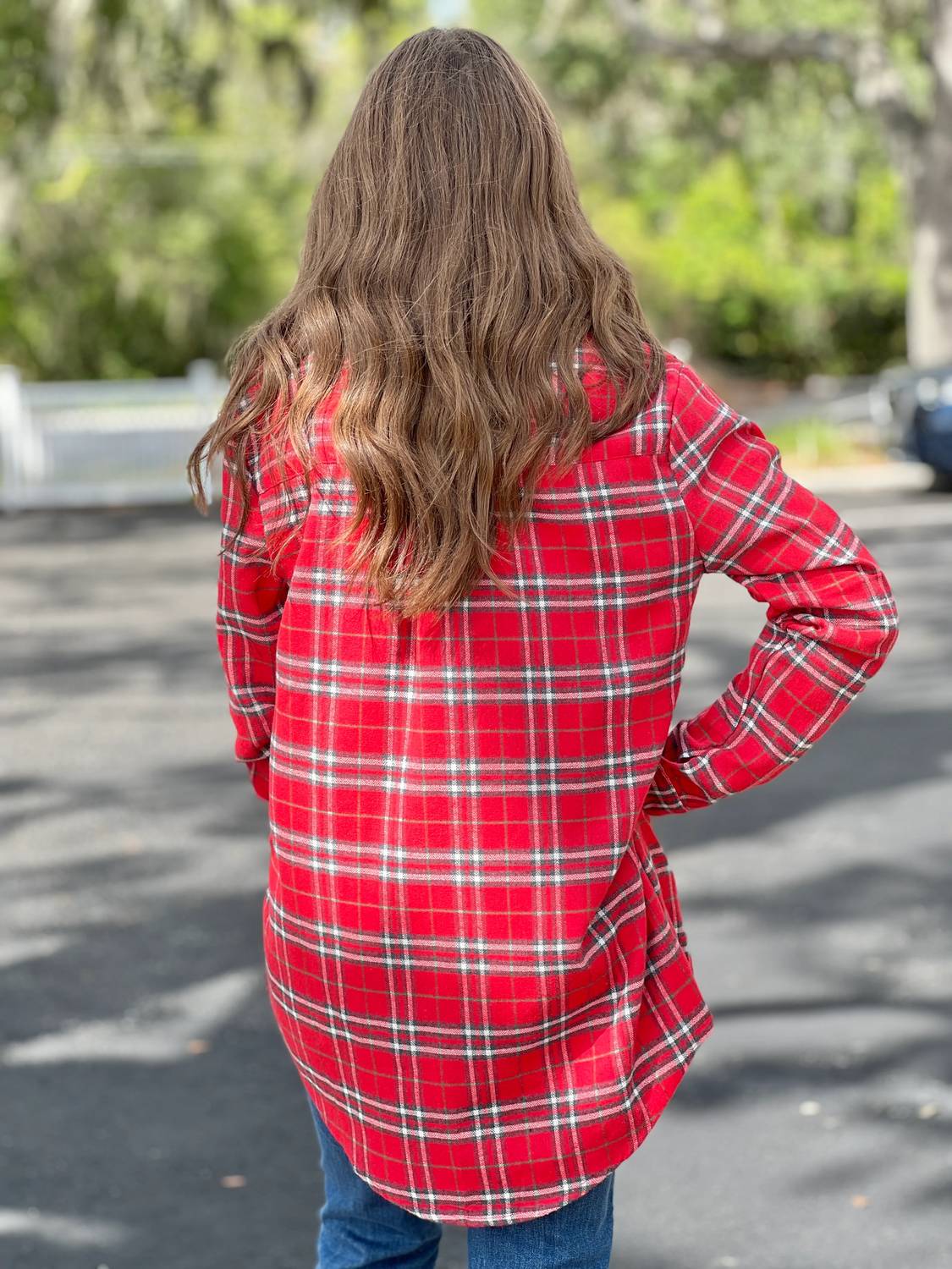 Adora - More Glam Less Grunge Flannel Top