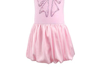 Lola + The Boys - Girls Crystal Bow Bubble Dress
