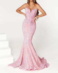 Portia&Scarlett - Strapless V-neck Mermaid Gown