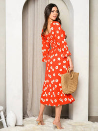 Sugarlips - Smock Floral Midi Dress