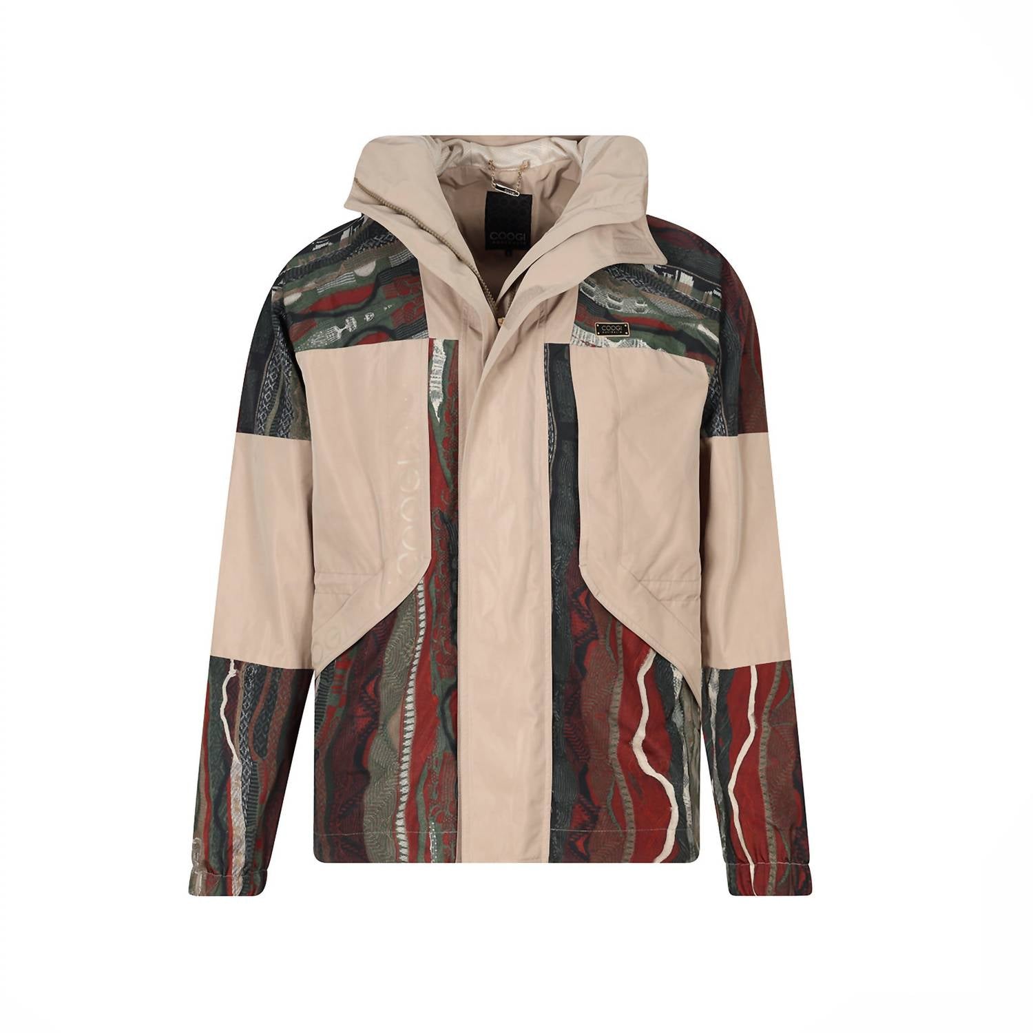 Coogi Men’s Pacifica Waterproof Jacket in cream brown - men's jacket - view 4