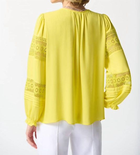 Joseph Ribkoff - Georgette Puff Sleeve Top